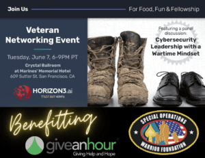 Horizon 3ai Hosts Veteran Networking Event Benefiting Give an Hour