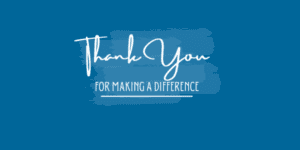 Thank You for Making a Difference graphic